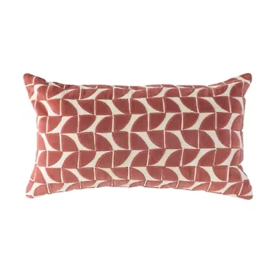 Blush Abstract 14x26 Pillow