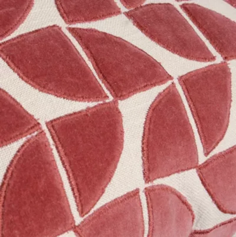 Blush Abstract 14x26 Pillow