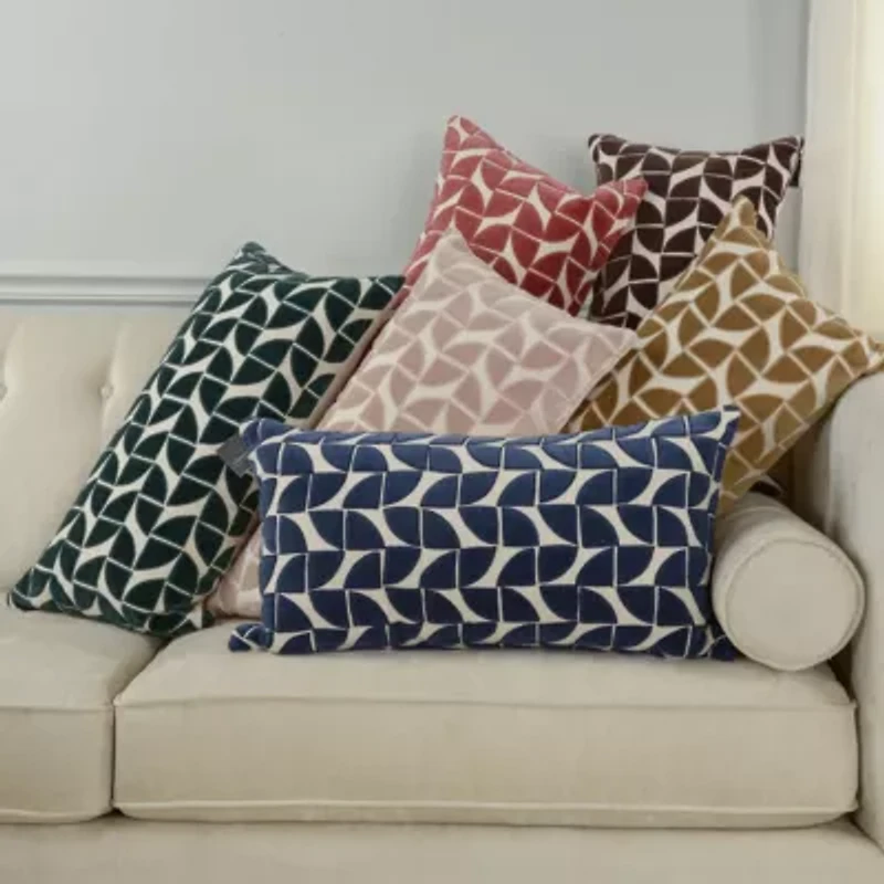 Blush Abstract 14x26 Pillow