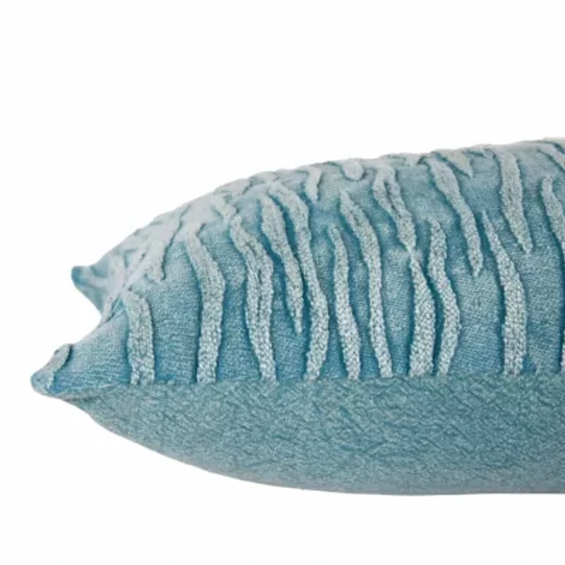 Blue Stone Washed 14x26 Pillow