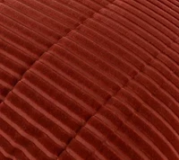 Rust Tonal Stripe 18x18 Pillow