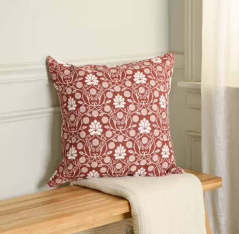 Teal Botanical 20x20 Pillow