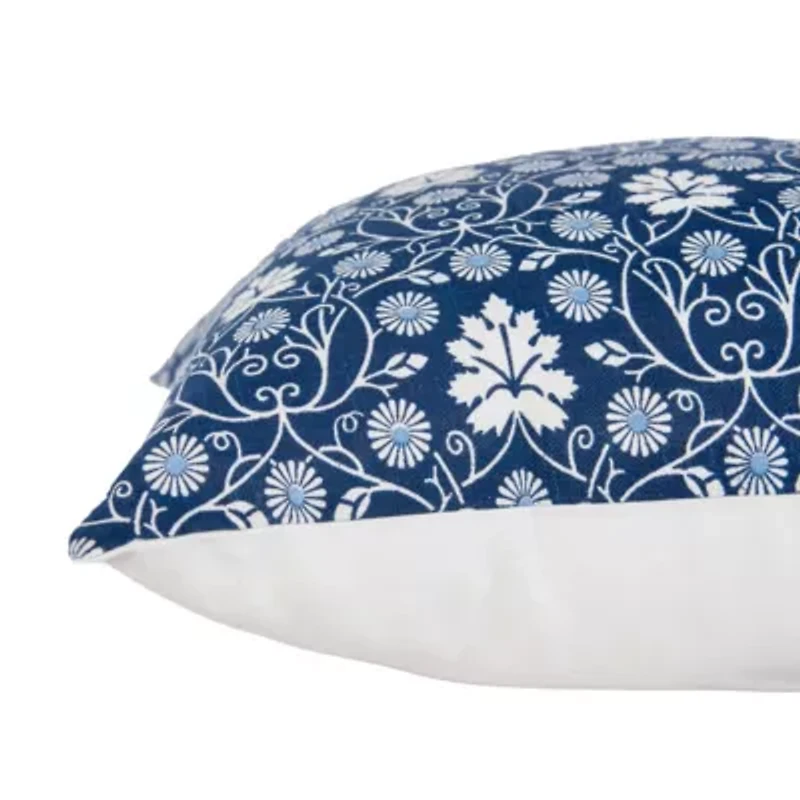 Teal Botanical 20x20 Pillow