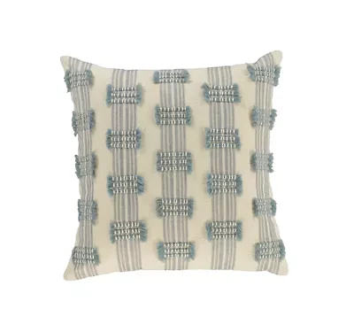 Green Stripe 18x18 Pillow