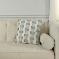 Green Stripe 18x18 Pillow
