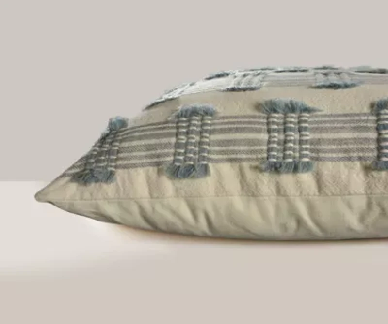 Green Stripe 18x18 Pillow