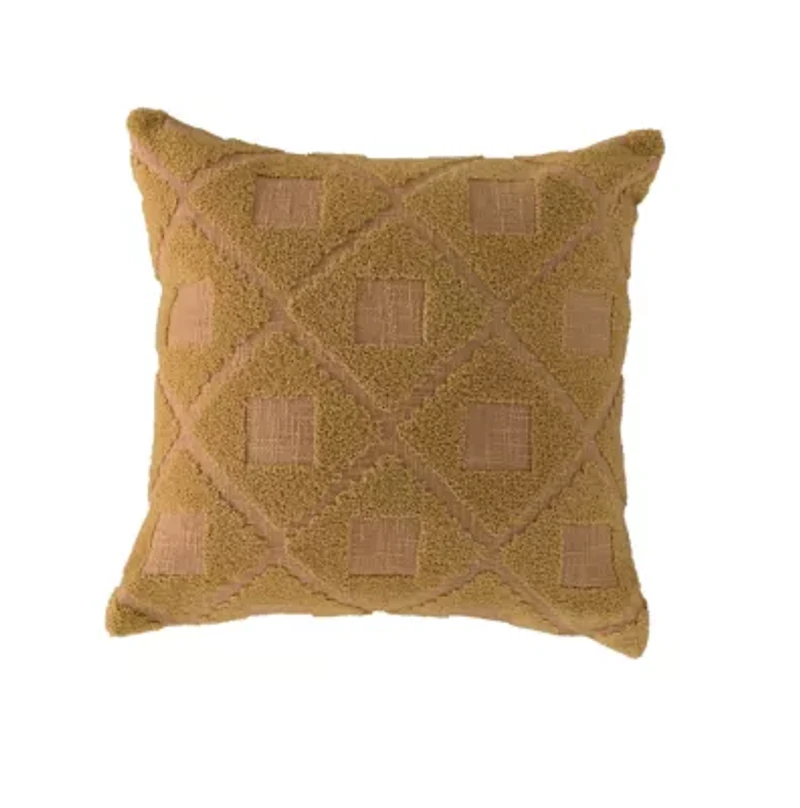 Green Geometric 20x20 Pillow