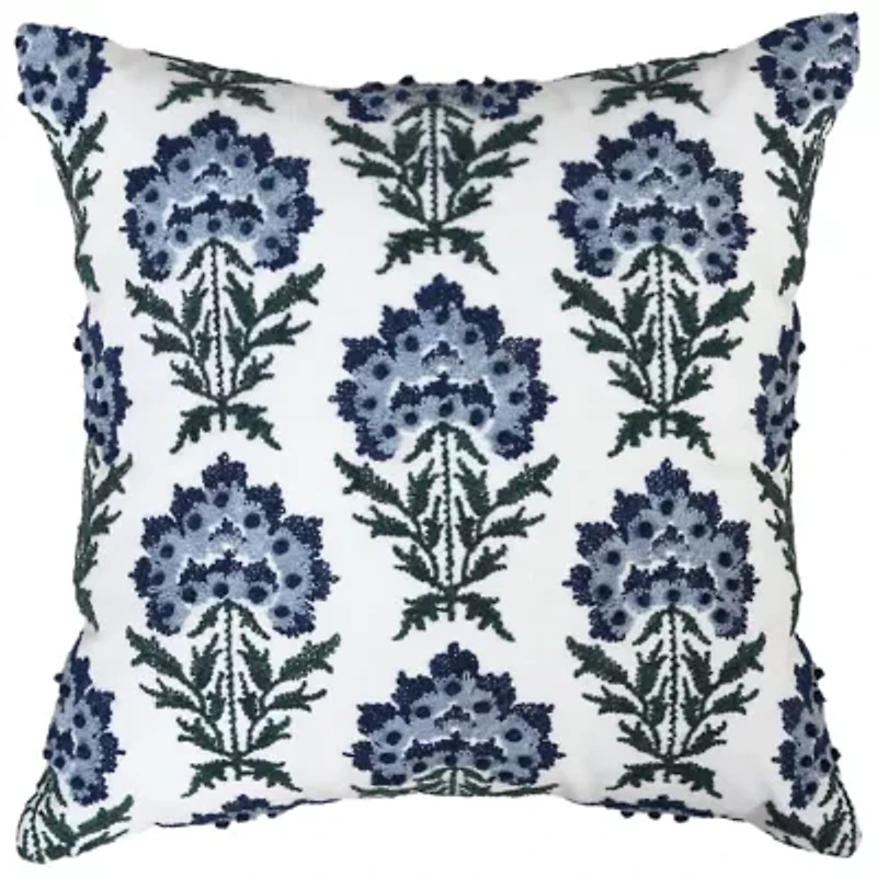 Gold Floral 20x20 Pillow
