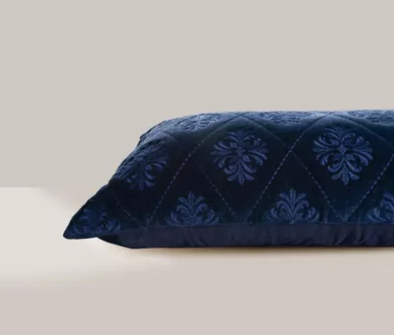 Gold Embroidered 14x26 Pillow