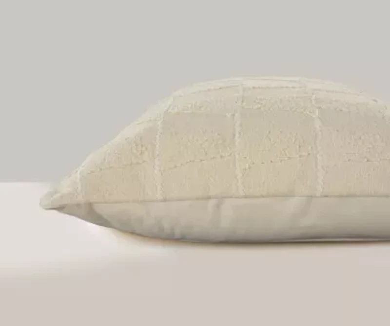 Beige Monochromatic 20x20 Pillow