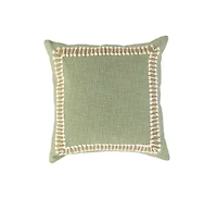 Green Framed 20x20 Pillow