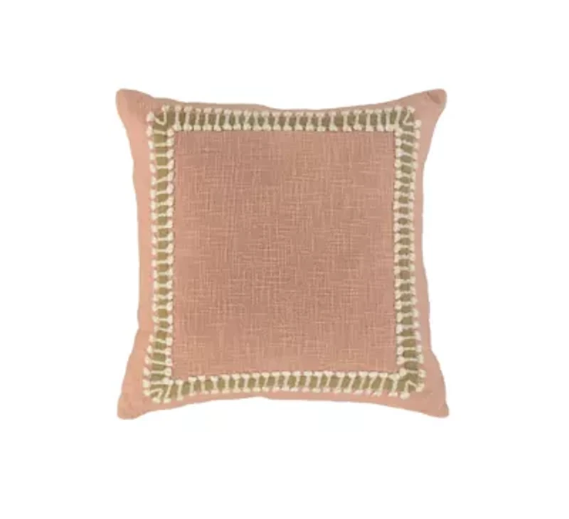 Green Framed 20x20 Pillow