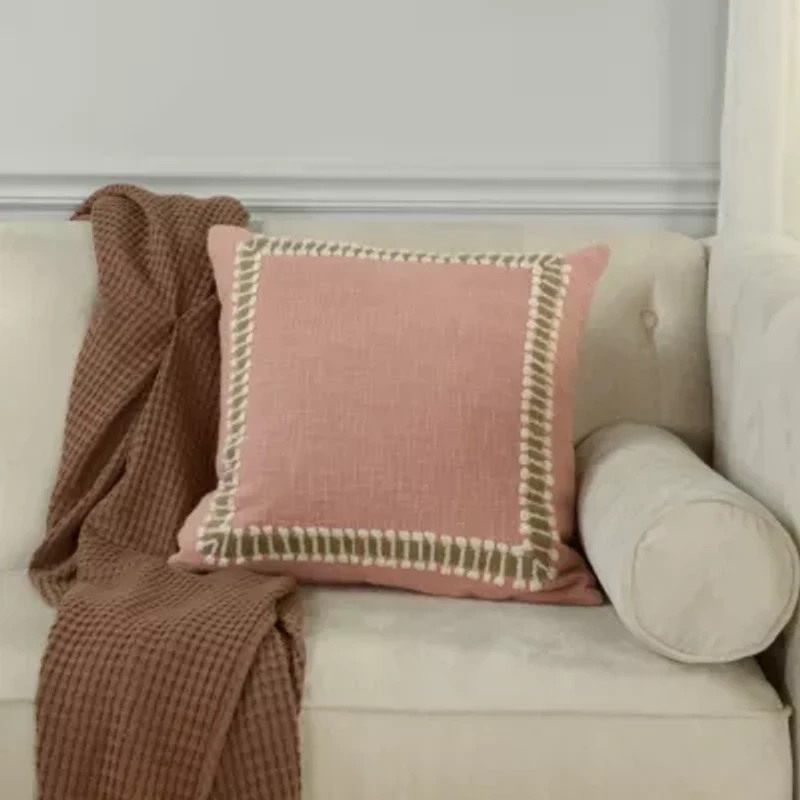 Green Framed 20x20 Pillow