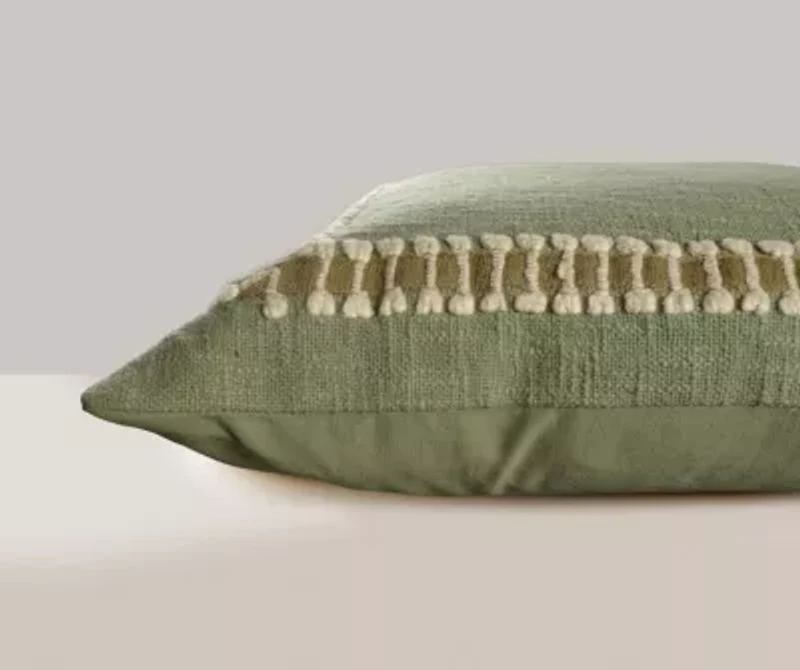 Green Framed 20x20 Pillow