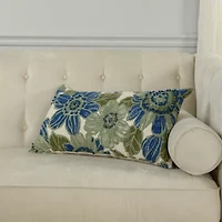 Green Botanical 14x26 Pillow