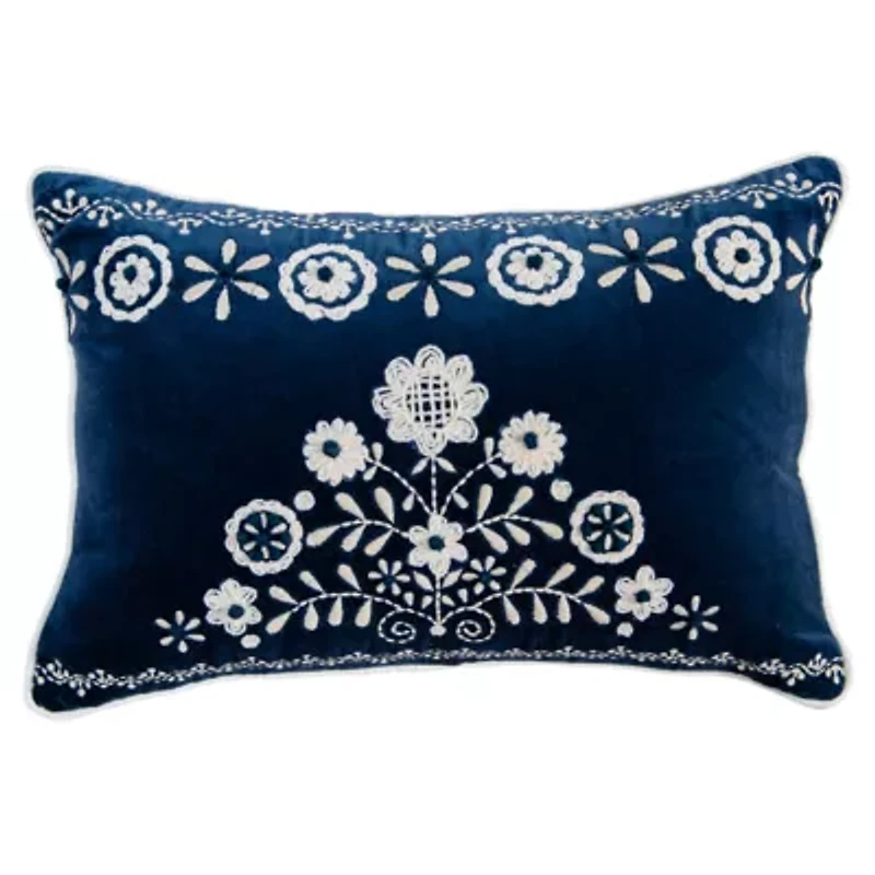 Green Velvet 14x20 Pillow