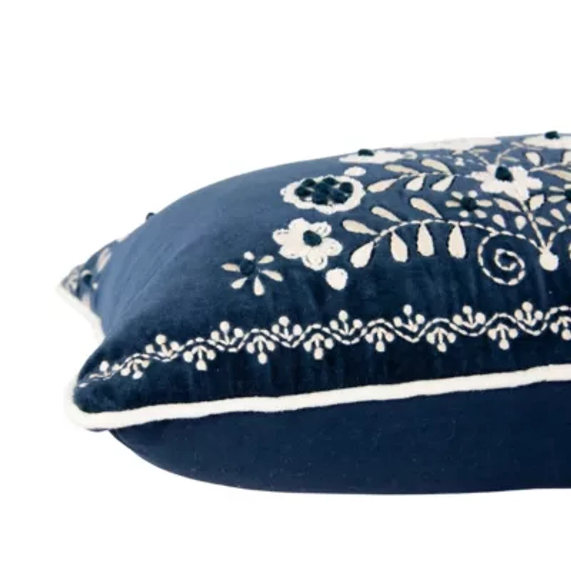 Green Velvet 14x20 Pillow