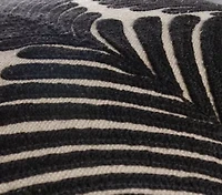 Black Abstract 20x20 Pillow