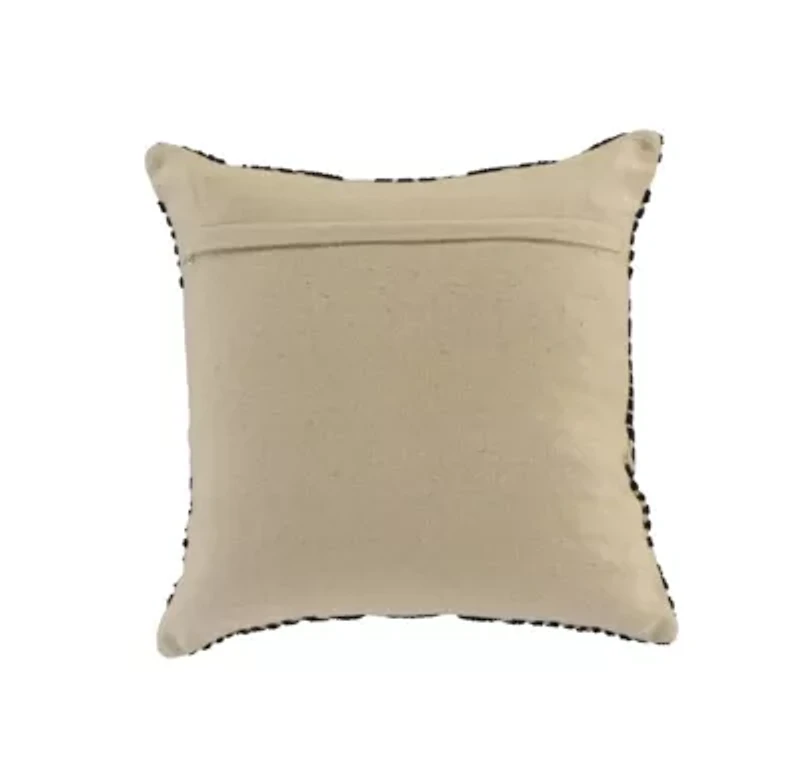 Black Abstract 20x20 Pillow