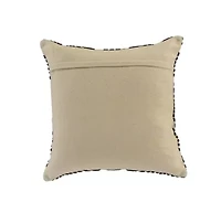 Black Abstract 20x20 Pillow