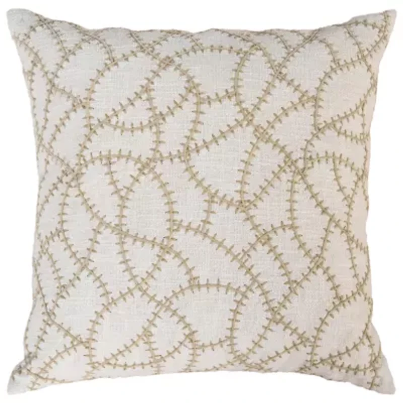 Blush Stitched 20x20 Pillow