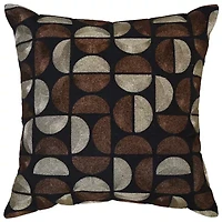 Black Multi Geometric 20x20 Pillow
