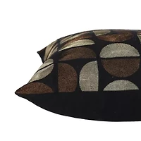 Black Multi Geometric 20x20 Pillow
