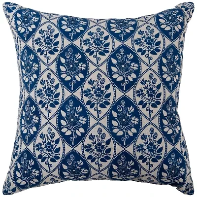 Brown Botanical Print 20x20 Pillow