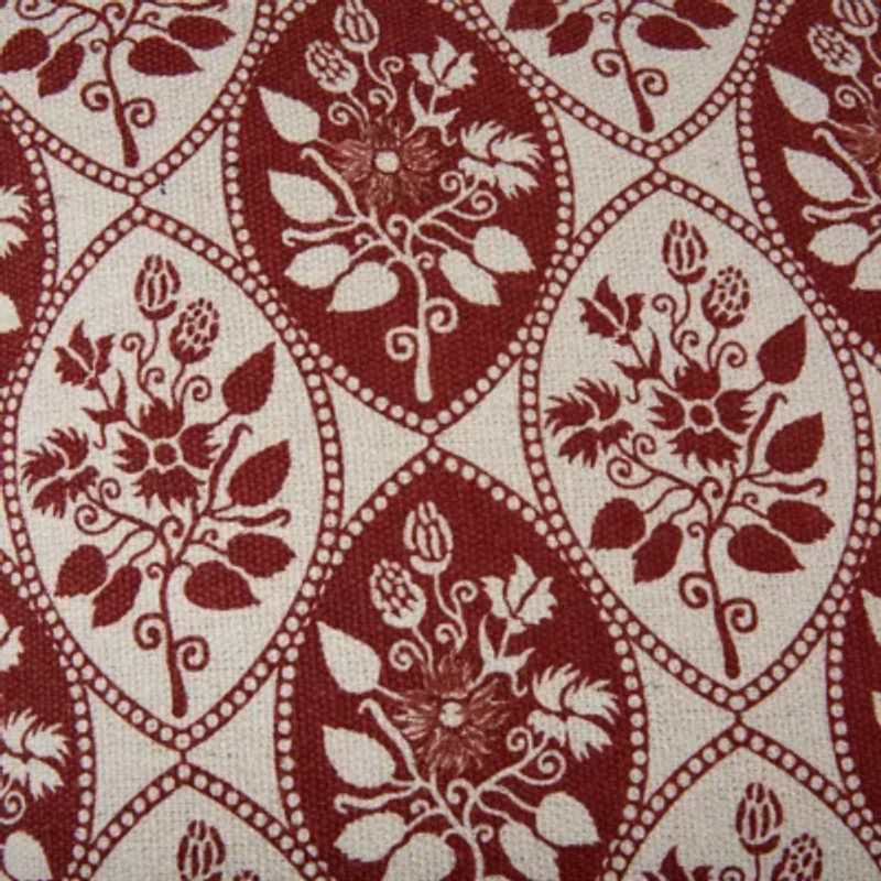 Brown Botanical Print 20x20 Pillow