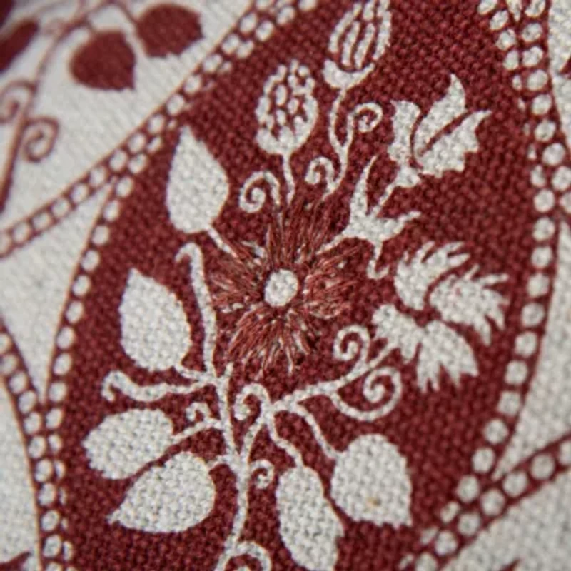 Brown Botanical Print 20x20 Pillow