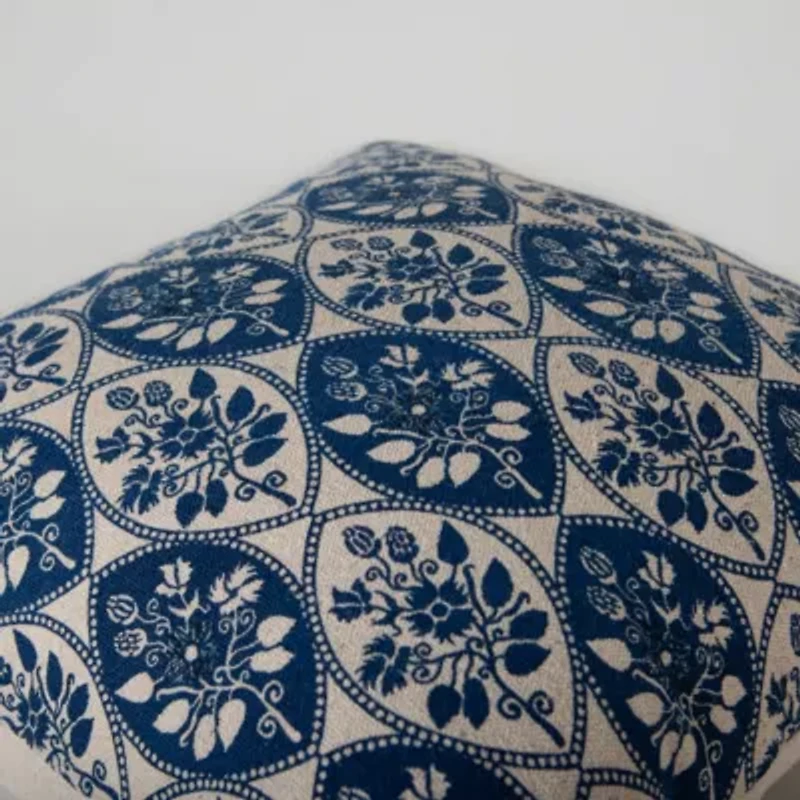 Brown Botanical Print 20x20 Pillow