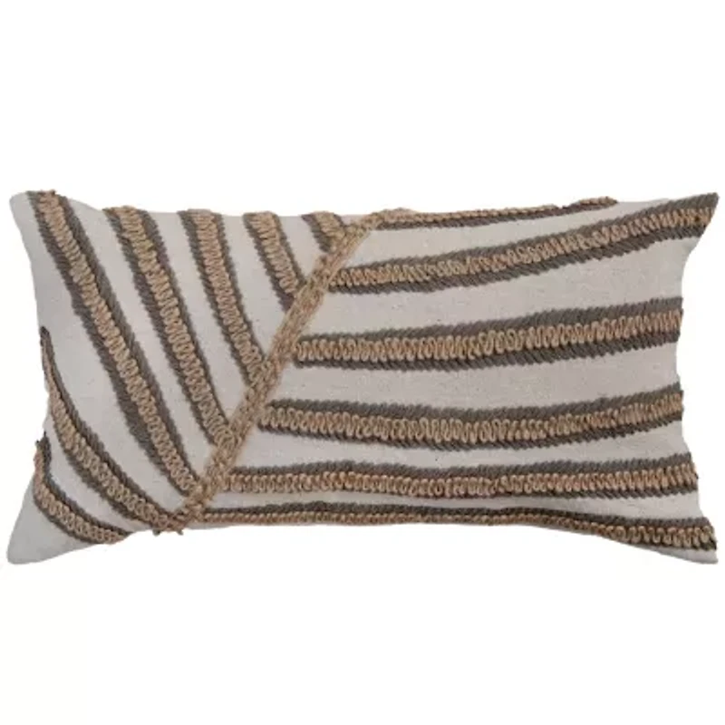 Botanical Natural/Brown 14" X 26" Poly Filled Pillow
