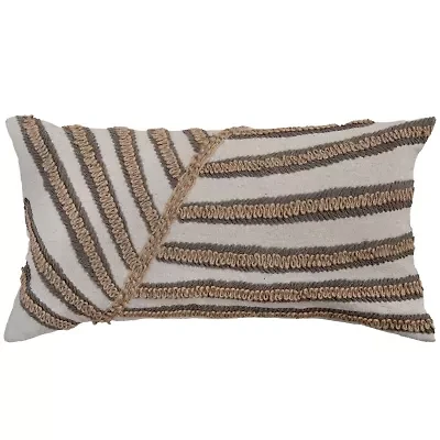 Botanical Natural/Brown 14" X 26" Poly Filled Pillow