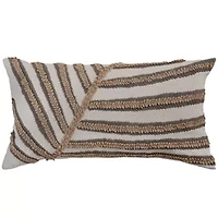 Botanical Natural/Brown 14" X 26" Poly Filled Pillow