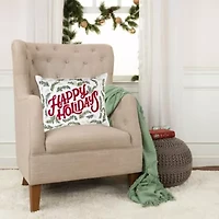 Holiday Wishes 14X20 Poly Filled Pillow