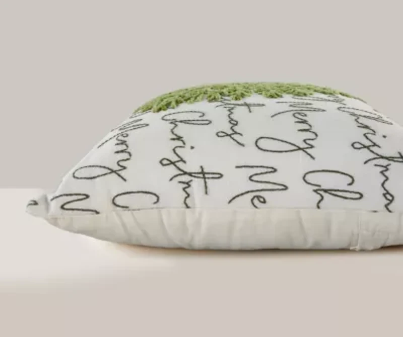 Christmas Wishes 18X18 Poly Filled Pillow