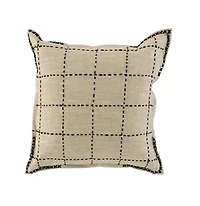 Khaki Stitched 20x20 Pillow