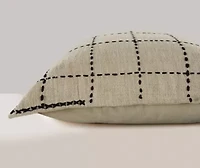 Khaki Stitched 20x20 Pillow
