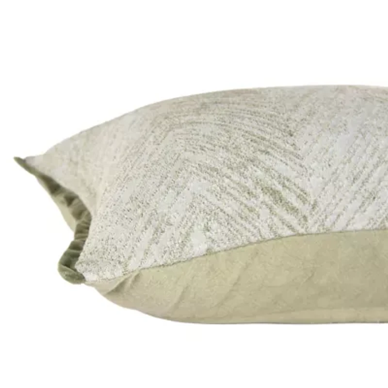 Green Brushed 14x26 Pillow