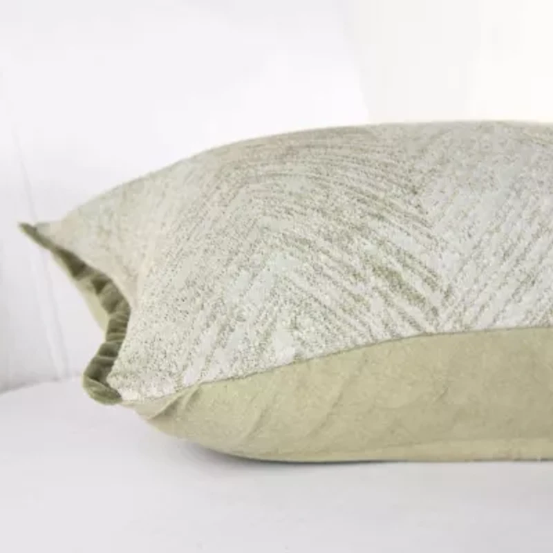 Green Brushed 14x26 Pillow