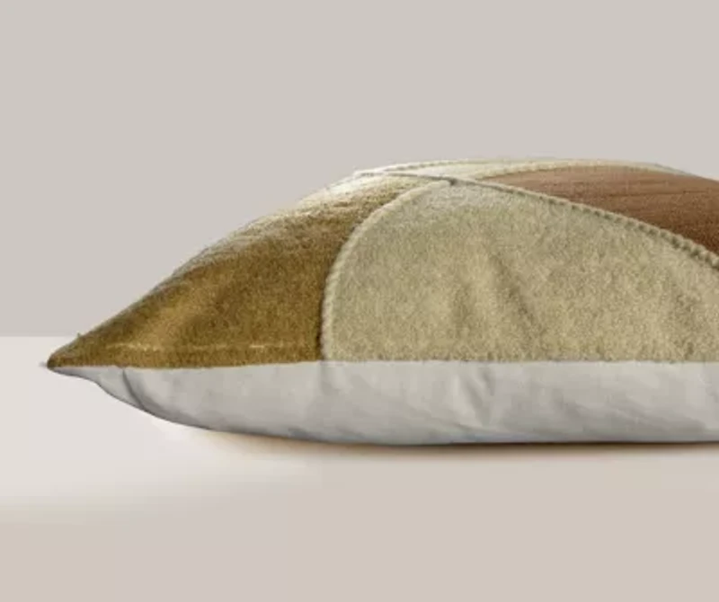 Brown Abstract 18x18 Pillow