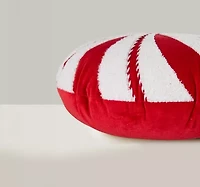 Red Peppermint 16X16 Poly Filled Holiday Pillow