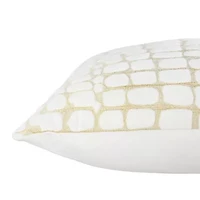 Gold Stone Pattern 22x22 Pillow