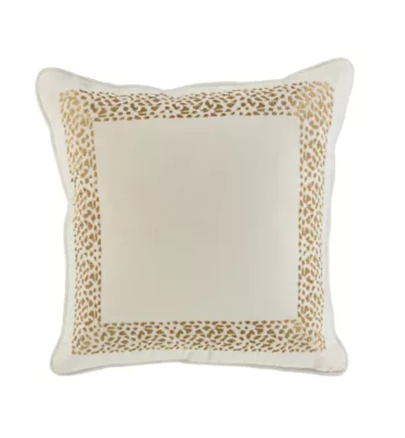 Gold Framed 22x22 Pillow