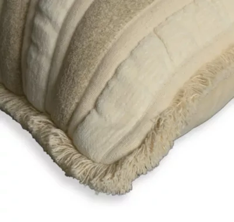 Natural Stripe 14x26 Pillow