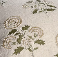 Ivory Dainty Floral 14x20 Pillow