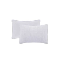 3-Piece Enzyme Washed Crinkle Quilt Set