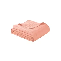 3-Piece Enzyme Washed Crinkle Quilt Set