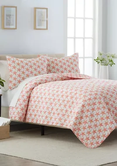 Starfish Seas Quilt Set