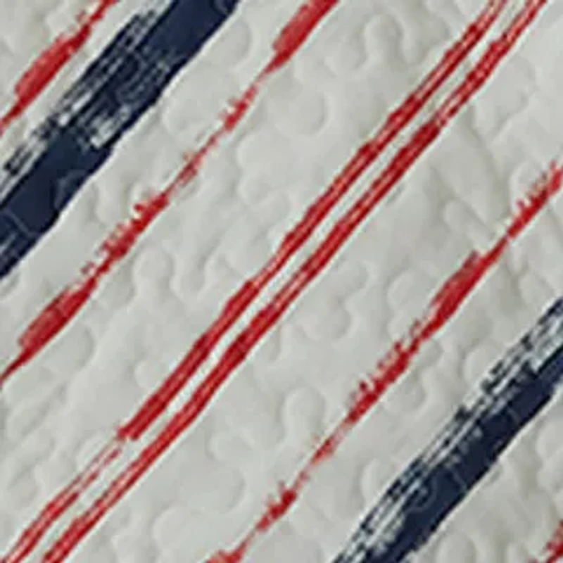 Red Dry Brush Quilt Set